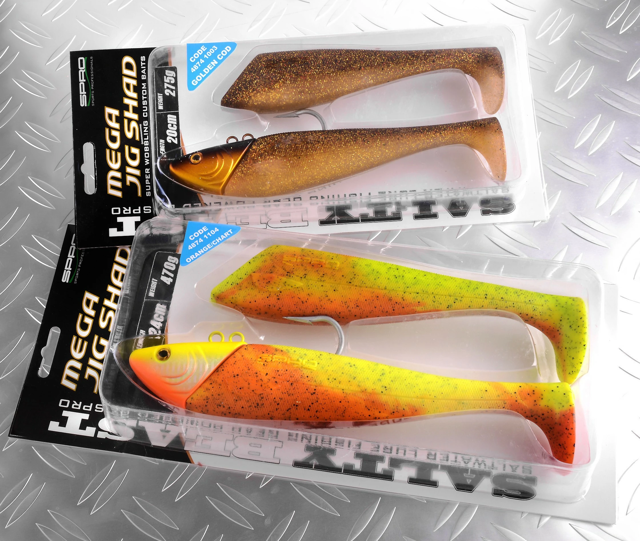 Spro Salty Beast Mega Jig Shad. 470 Gram. 7 Spro Salty Beast Mega Jig Shad. 470 Gram. - Afbeelding 5