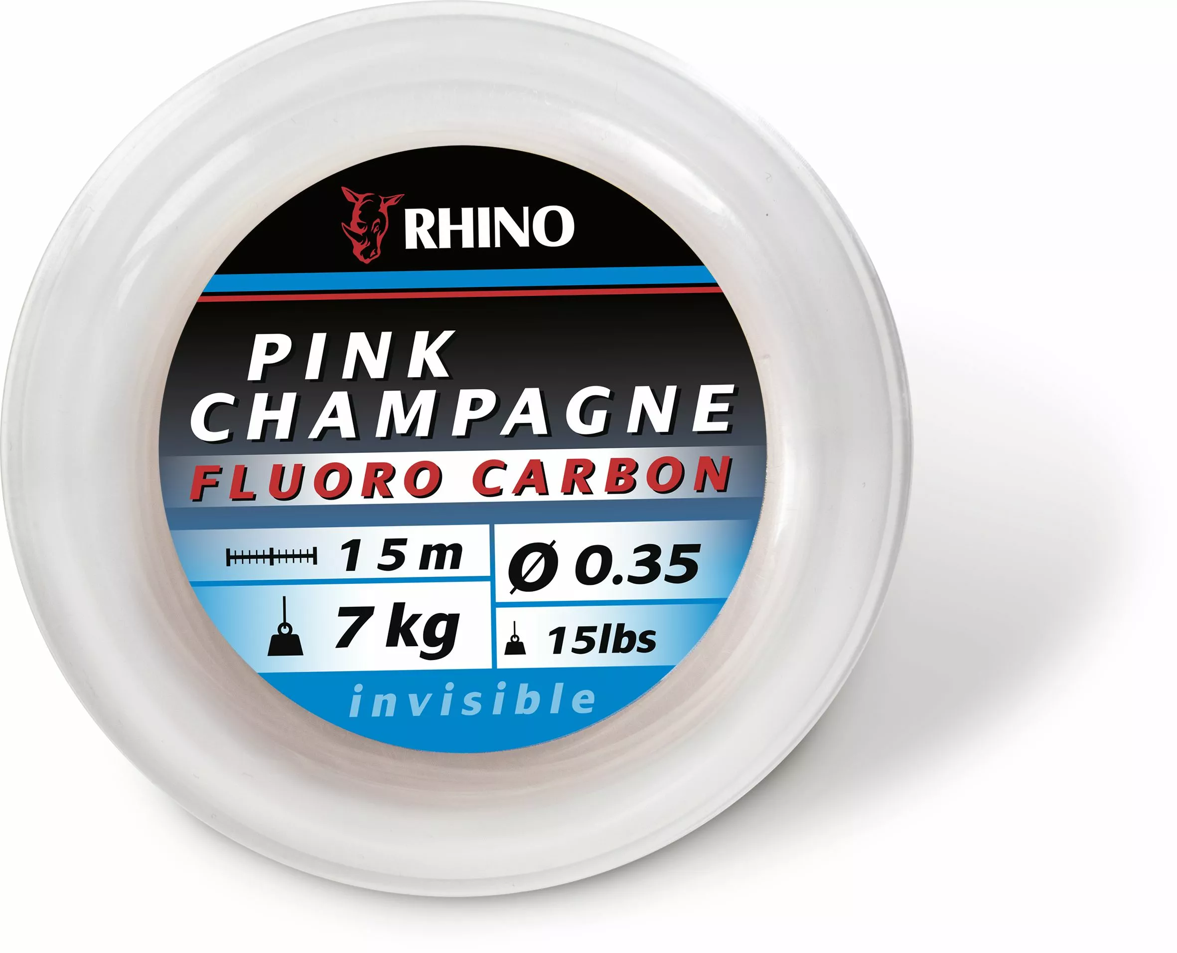 Rhino Ø 0,28mm Pink Champagne Fluoro Carbon L: 15m 5kg / 12lbs Paars 4 Rhino Ø 0,28mm Pink Champagne Fluoro Carbon L: 15m 5kg / 12lbs Paars - Afbeelding 2