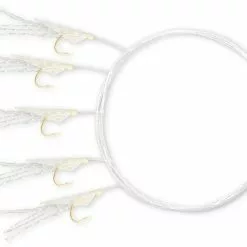 Zebco #10 Z-Sea Holografix Haringonderlijn Natural Fish Skin 5kg L: 1,40m Ø: 0,25mm Hoofdlijn Ø: 0,30mm