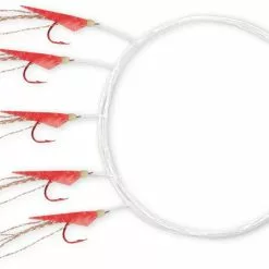 Zebco #10 Z-Sea Holografix Haringonderlijn Red Fish Skin 5kg L: 1,40m Ø: 0,25mm Hoofdlijn Ø: 0,30mm