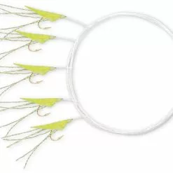 Zebco #10 Z-Sea Holografix Haringonderlijn Yellow Fish Skin 5kg L: 1,40m Ø: 0,25mm Hoofdlijn Ø: 0,30mm