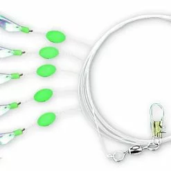 Zebco #1/0 Z-Sea Makrel Rig Lumo Hook L: 150cm Ø: 0,50mm Hoofdlijn Ø: 0,70mm