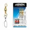 Jenzi Brass Barrel Swivel With Scandic Snap